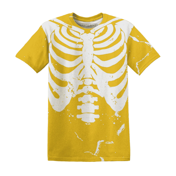 Yellow Ochre 6s T Shirt Match Skeleton Y2k 3D Jezsport.com