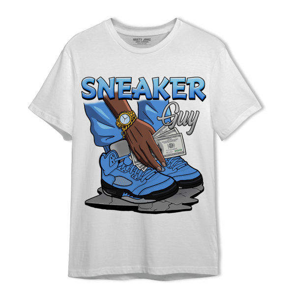 University Blue 5s T Shirt Match Sneaker Guy Jezsport.com