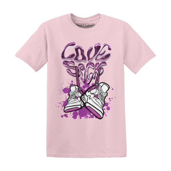 GS Hyper Violet 4s T Shirt Match Sneaker Love Sick Jezsport.com