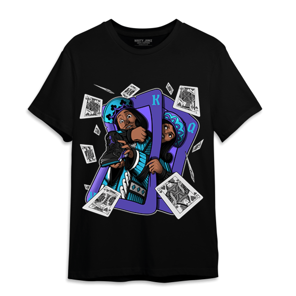 Aqua 6s T Shirt Match Sneaker Playing Card Jezsport.com