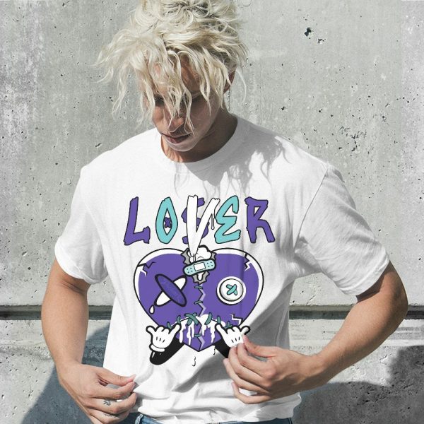 Low Hornets 1s Shirt, Loser Lover Drip Heart Unisex Shirt Matching Jordan Shirt Jezsport.com