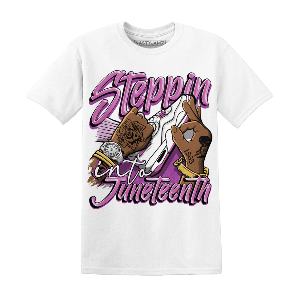 GS Hyper Violet 4s T Shirt Match Step Into Juneteenth Jezsport.com