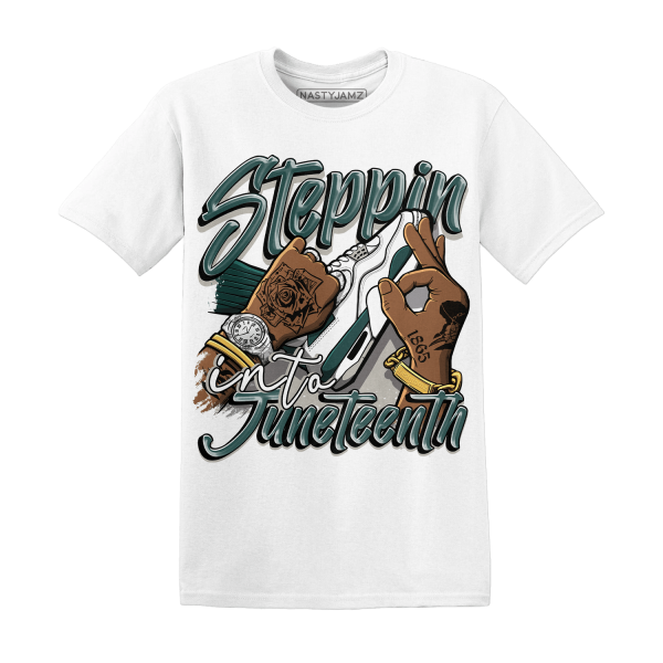 Oxidized Green 4s T Shirt Match Step Into Juneteenth Jezsport.com