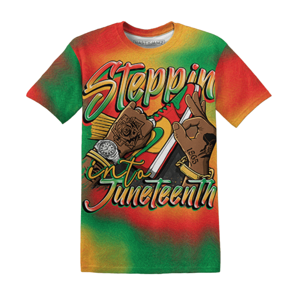 Step Into Juneteenth 3D All-Over Print JuneTeenth T Shirt Jezsport.com