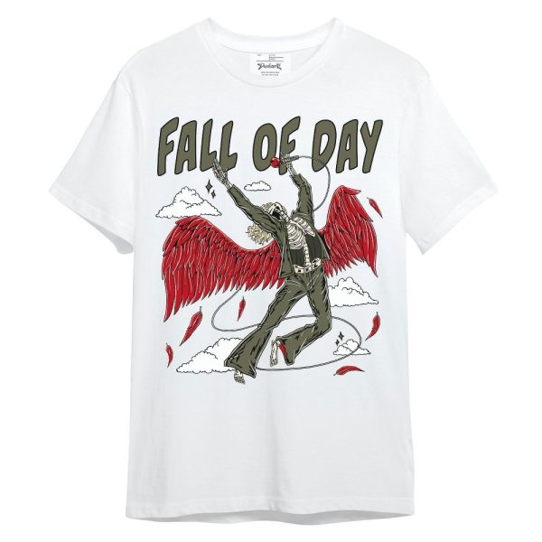 Low OG Medium Olive 1s Shirt - Fall Of Days Skeleton Unisex Shirt Matching Jordan Shirt Jezsport.com