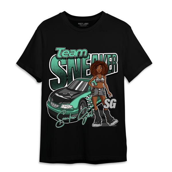 Green Glow 3s T Shirt Match Team Sneaker Girl Jezsport.com