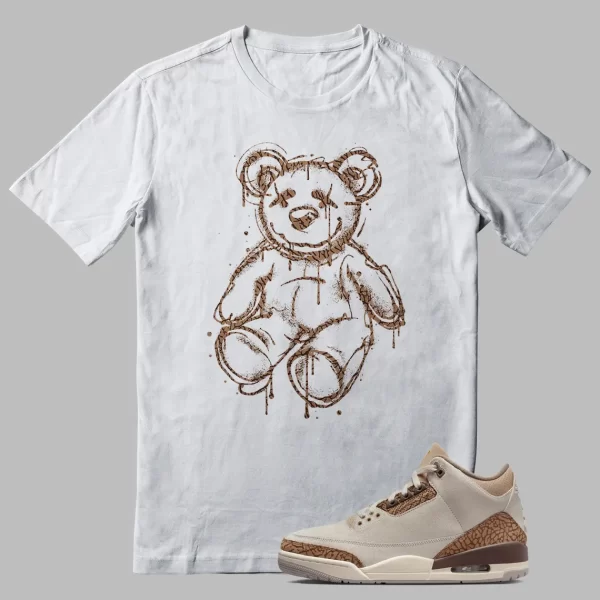 Teddy Dead Bear Shirt For Jordan 3 Palomino Jezsport.com