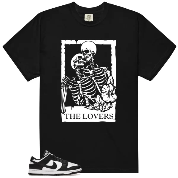 The Lovers Shirt to Match Dunk Low White Black Panda Jezsport.com