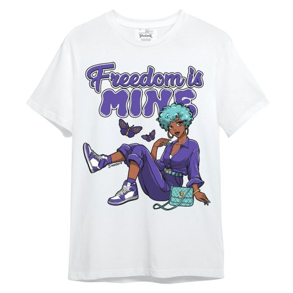 Low Hornets 1s Shirt, Freedom Is Mine Unisex Shirt Matching Jordan Shirt Jezsport.com