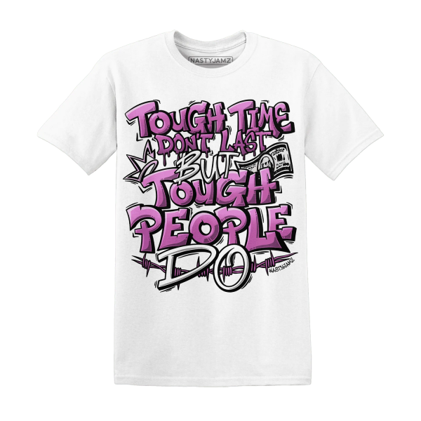 GS Hyper Violet 4s T Shirt Match Tough People Never Fall Jezsport.com