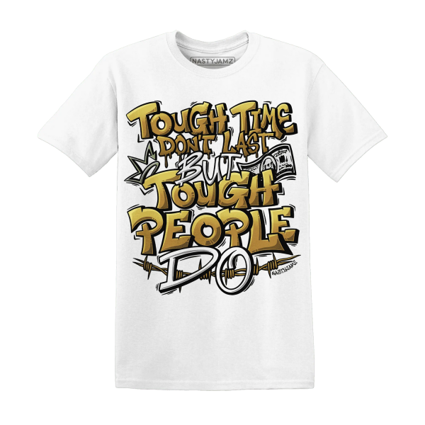 Wheat 13s T Shirt Match Tough People Never Fall Jezsport.com