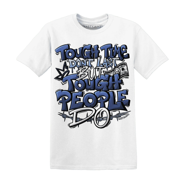 Midnight Navy 5s T Shirt Match Tough People Never Fall Jezsport.com