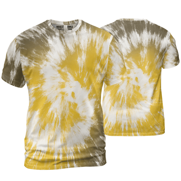 Yellow Ochre 6s T Shirt Match Tye Dye 3D All-Over Print Spiral Jezsport.com