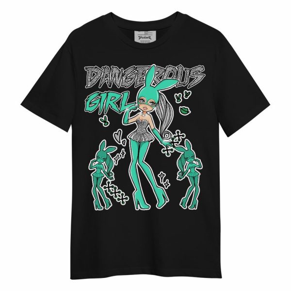 Black Green Glow 3s Shirt - Dangerous.Girl Unisex Shirt Matching Jordan Shirt Jezsport.com