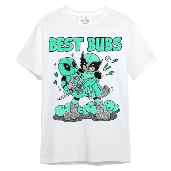 Black Green Glow 3s Shirt - Bubs Cartoon Unisex Shi Matching Jordan Shirt Jezsport.com