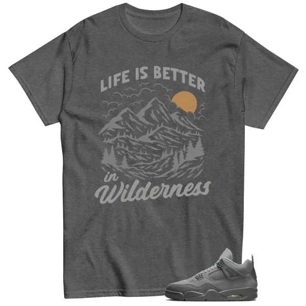 Wilderness Shirt to Match Jordan 4 SE Wet Cement Jezsport.com