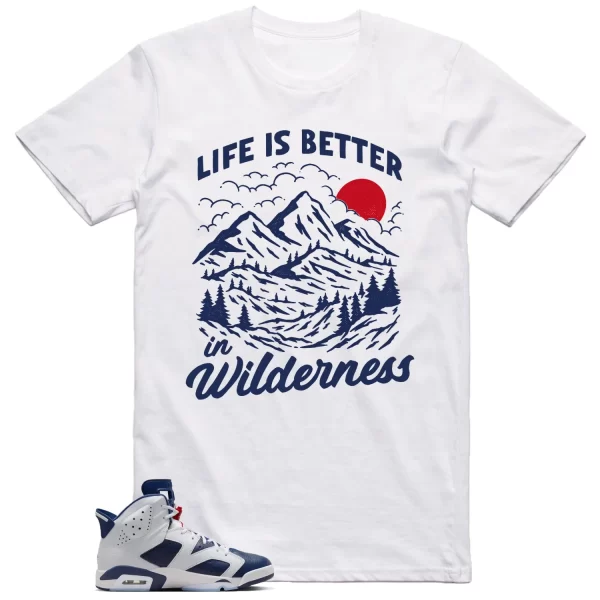 Wilderness Shirt to Match Jordan 6 Olympic 2024 Jezsport.com