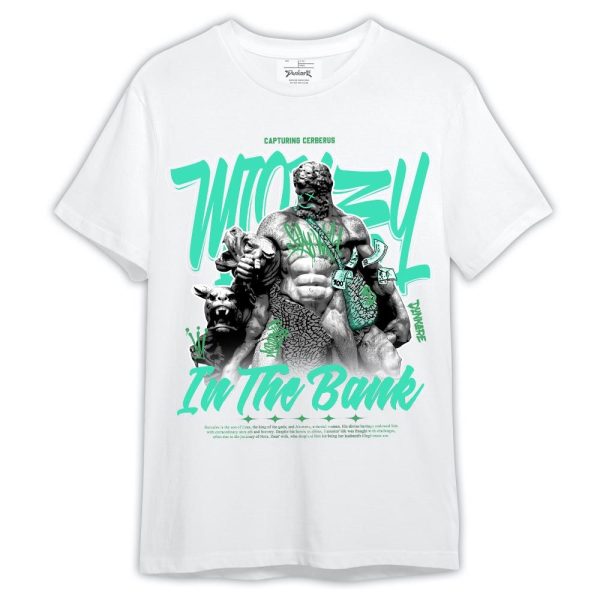 Black Green Glow 3s Shirt, Graphic Money In The Bank Shirt Green Glow 3s Outfit Matching Jordan Shirt Jezsport.com