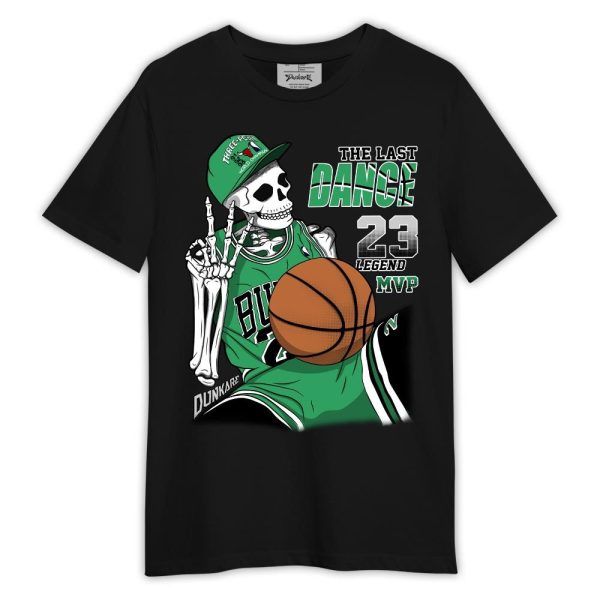 Black Green Glow 3s Shirt, 23 Legend Dance Green Glow 3s Shirt Outfit Matching Jordan Shirt Jezsport.com