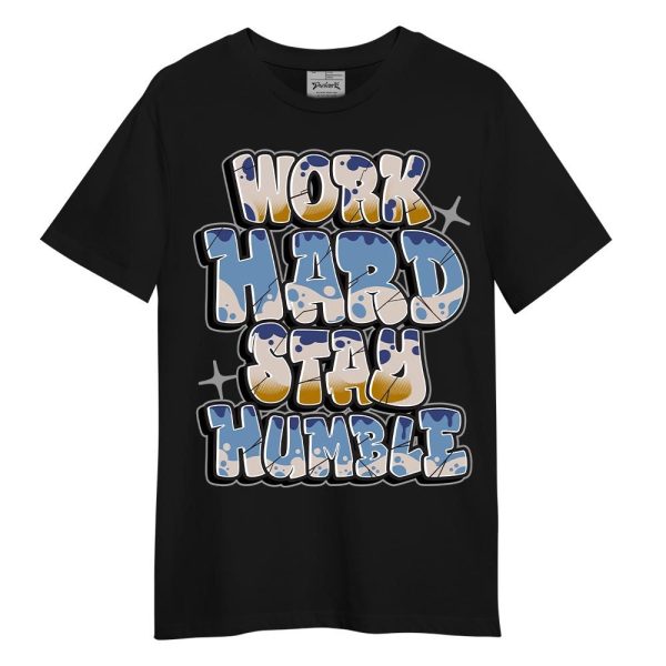 High OG First In Flight 1s Shirt - Working Hard And Humble Graphic Shirt Unisex Matching Jordan Shirt Jezsport.com