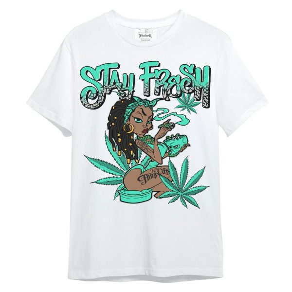 Black Green Glow 3s Shirt, Stay Fresh Cannabis Green Glow 3s Unisex Shirt Matching Jordan Shirt Jezsport.com