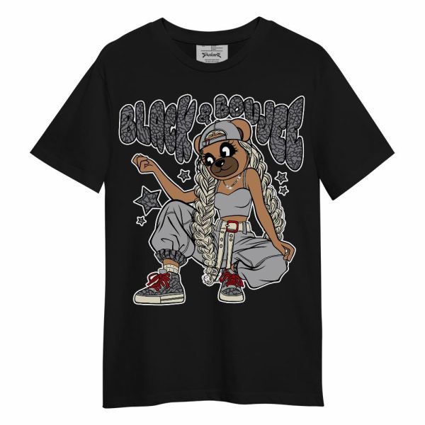 Cement Grey 3s Shirt - Boujee Girls Bear Unisex Shirt Matching Jordan Shirt Jezsport.com