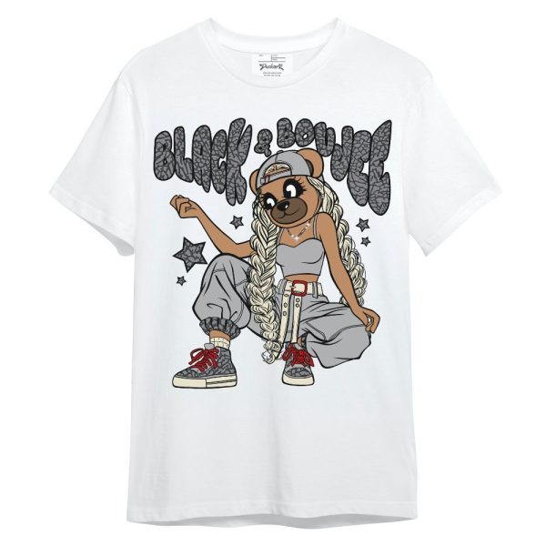 Cement Grey 3s Shirt - Boujee Girls Bear Unisex Shirt Matching Jordan Shirt Jezsport.com