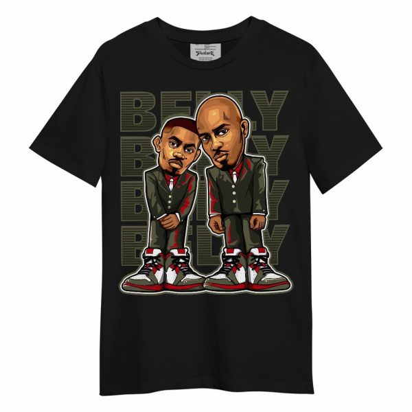 Low OG Medium Olive 1s Shirt - Belly Sneakers Graphic Unisex Shirt Matching Jordan Shirt Jezsport.com