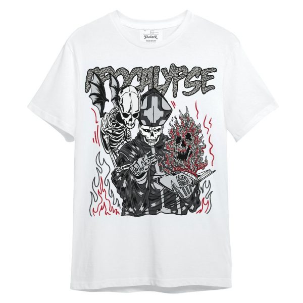 Black Cement 3s Shirt - Apocalypse Skeleton Unisex Shirt Matching Jordan Shirt Jezsport.com