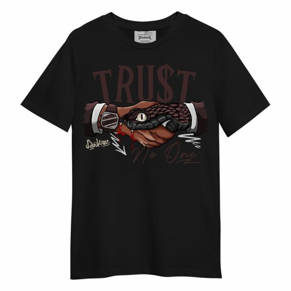 Burgundy Crush 3s Shirt, Snake Trust No One Unisex Shirt Matching Jordan Shirt Jezsport.com