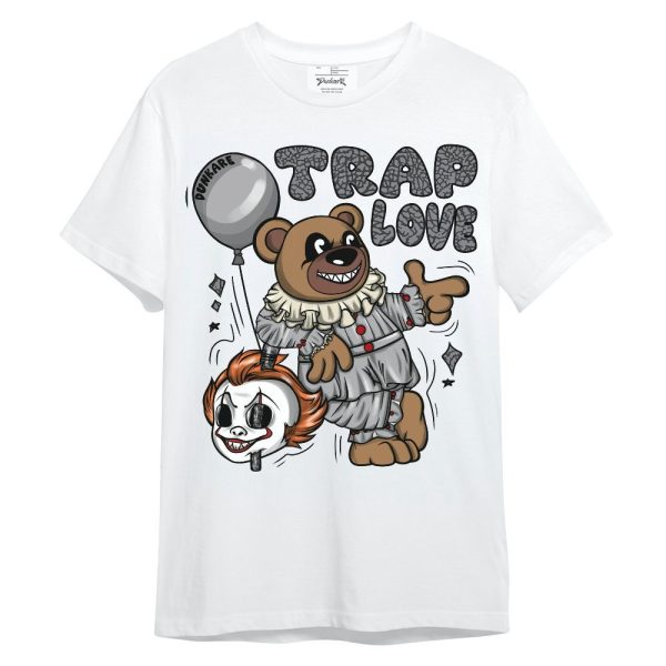 Cement Grey 3s Shirt - Trap Loves Bear Unisex Shirt Matching Jordan Shirt Jezsport.com