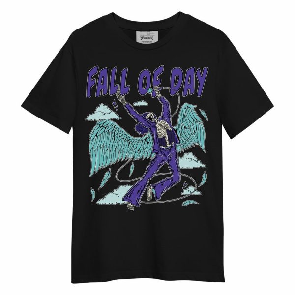 Low Hornets 1s Shirt - Fall Of Days Skeleton Unisex Shirt Matching Jordan Shirt Jezsport.com