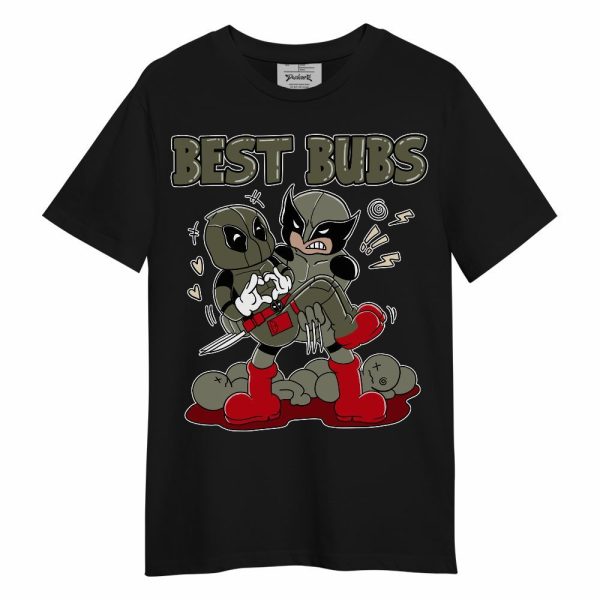 Low OG Medium Olive 1s Shirt - Bubs Cartoon Unisex Shirt Matching Jordan Shirt Jezsport.com