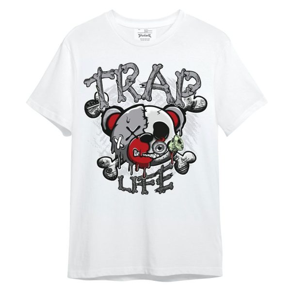 Cement Grey 3s Shirt, Trap Bear Skull Unisex Shirt Matching Jordan Shirt Jezsport.com