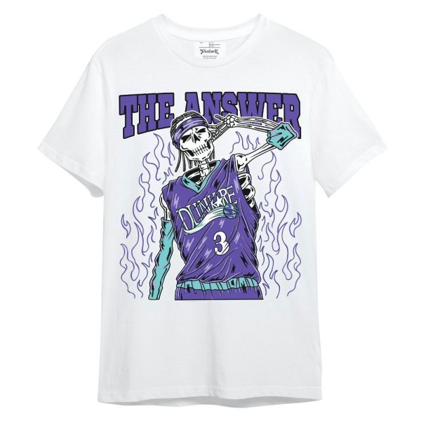 Low Hornets 1s Shirt - Allen Answer Skeleton Unisex Shirt Matching Jordan Shirt Jezsport.com