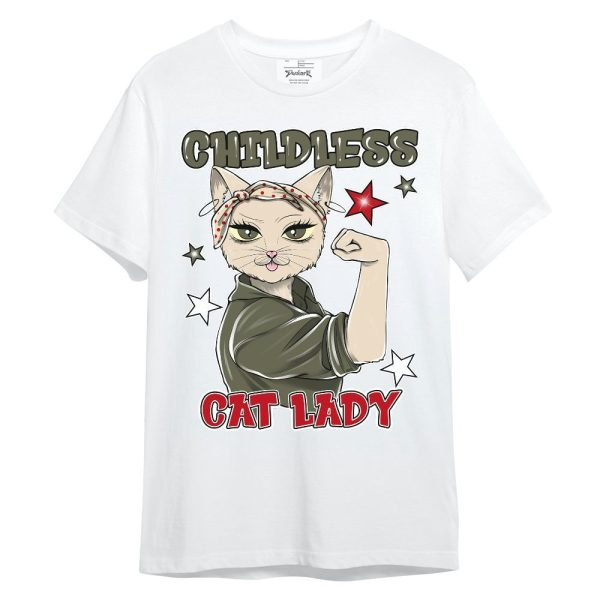 Low OG Medium Olive 1s Shirt - Childless Kat Lady Unisex Shirt Matching Jordan Shirt Jezsport.com