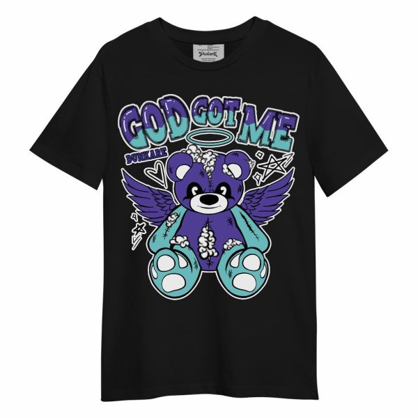 Low Hornets 1s Shirt - Gods Guides Me Bear Unisex Shirt Matching Jordan Shirt Jezsport.com