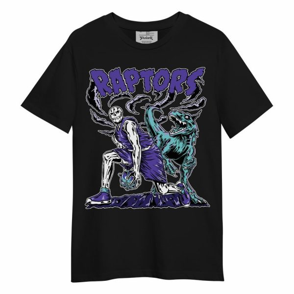 Low Hornets 1s Shirt - Raptors Skeleton Unisex Shirt Matching Jordan Shirt Jezsport.com