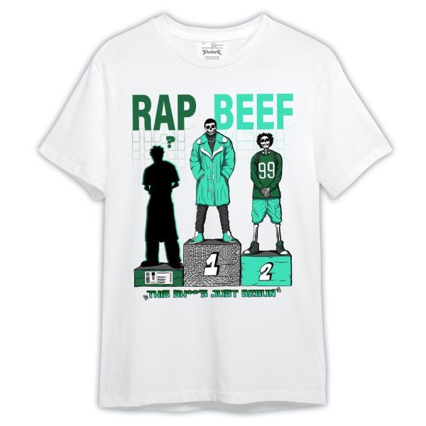 Black Green Glow 3s Shirt, Rap Beef Shirt Outfit Green Glow 3s Matching Jordan Shirt Jezsport.com