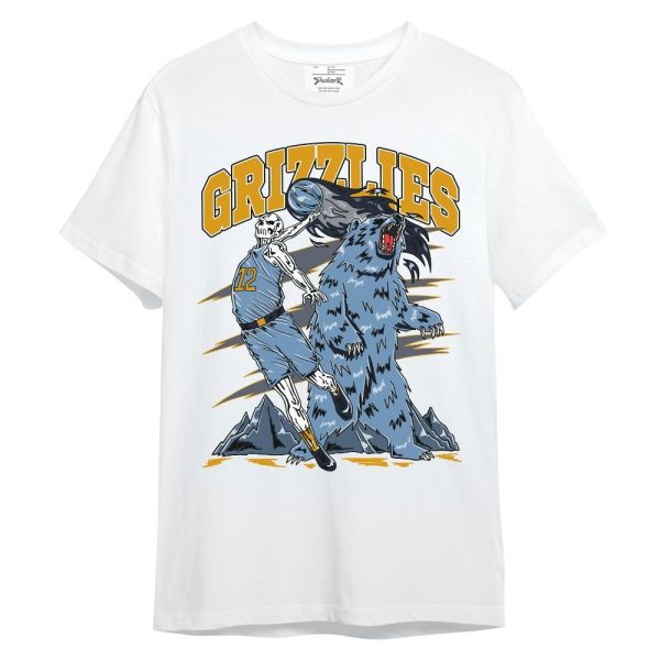 High OG First In Flight 1s Shirt Grizzly Bear Skeleton Unisex Shirt Matching Jordan Shirt Jezsport.com