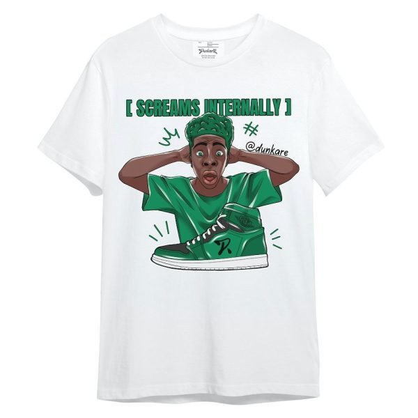 Mid Lucky Green 1s Shirt - Scream Internally Unisex Shirt Matching Jordan Shirt Jezsport.com