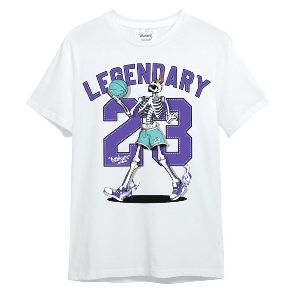 Low Hornets 1s Shirt, 23 Skeleton G.O.A.T Unisex Shirt Matching Jordan Shirt Jezsport.com