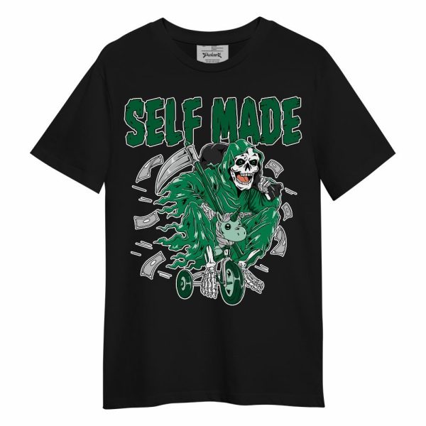 Mid Lucky Green 1s Shirt - Self Make Skeleton Unisex Shirt Matching Jordan Shirt Jezsport.com