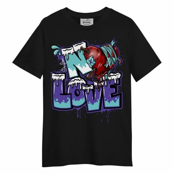 Low Hornets 1s Shirt, Drip No Love Unisex Shirt Matching Jordan Shirt Jezsport.com