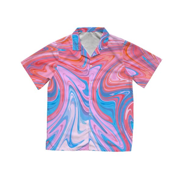 Colorful Gradient Hawaiian Shirt, Summer Shirt For Men and Women Jezsport.com