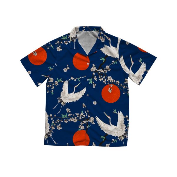 Cranes Hawaiian Shirt, Summer Shirt For Men and Women Jezsport.com