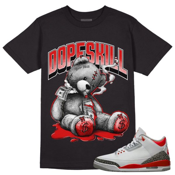 Sick Bear Unisex Shirt Match Jordan 3 Fire Red Jezsport.com