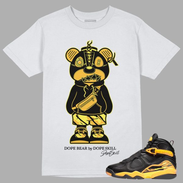 Sneaker Bear Unisex Shirt Match Taxi Yellow Black 8s Jezsport.com