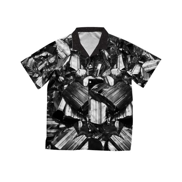 Black Metal Print Hawaiian Shirt, Summer Shirt For Men and Women Jezsport.com