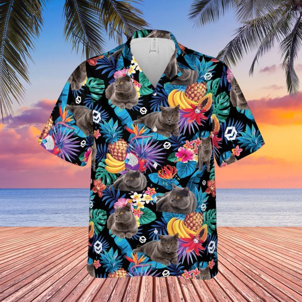 Cat Fruit Tropical Hawaiian Shirt, Hawaii Shirt, Summer Shirt For Men and Women Jezsport.com